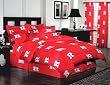 Rutgers Scarlet Knights Bed in a Bag Comforter Sheets Bed Skirt - 8 Pc Set - Full