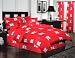 RUTGERS Scarlet Knights Dorm Bedding Set: Dorm-Room-In-a-Box: Comforter, Sheet Set, Mattress Pad, Pi
