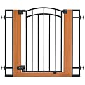 Summer Infant Stylish n' Secure Extra Tall Wood and Metal Walk Through Gate