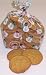 Gourmet Food : Scott's Cakes 1 lb. Peanut Butter Cookies in a Snowman Bag