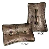 Review Croscill  / Croscill Mirror Lake Decorator Button Boudoir Pillow