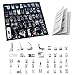 Professional Domestic 42pcs Sewing Machine Sewing Foot Presser Foot Set with Manual for Brother, Singer, Babylock, Janome, Elna, Toyota, New Home, Simplicity and Kenmore Low Shank Sewing Machines