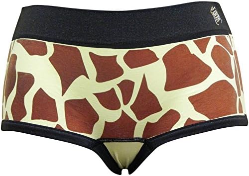 Wild Habitat Women's Giraffe Pattern Boy Shorts