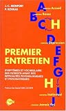 Premier entretien - symptomes et vocabulaire des patients ayant des difficult�s psychologiques...