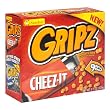 CHEEZ-IT Baked Snack Crackers, Crackers, Gripz, 9-Count Boxes (Pack of 6)