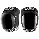 The 187 Pro Knee Pads, Black/White Medium