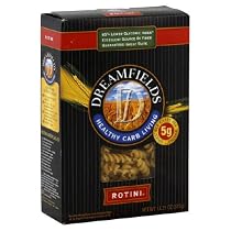 Dreamfields Pasta Healthy Carb Living, Rotini, 13.25-Ounce Boxes (Pack of 12)