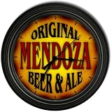 Mendoza 's Beer and Ale Cascading Pub Wall Clock