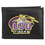 LSU Tigers Black Leather Billfold