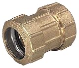 BEVO PE-Rohr-Verbindung (MS58),  3,2 cm (1,25 Zoll)x40 mm gerade Form