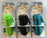 携帯灰皿ポケマル カラビナ付【12個組】カラー ライトグリーン/ブラック/ライトブルーの画像