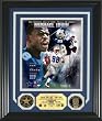 Michael Irvin "HOF" Commemorative Photomint w/ 2 24KT Gold Coins - Dallas Cowboys Plaque