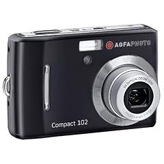 AgfaPhoto Compact 102 Digitalkamera (12 Megapixel, 3-fach opt. Zoom, 6,9 cm (2,7 Zoll) Display) schwarz