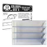 Grandpa Gus's Mouse Trap Tubes - Live Catch Humane Mice Tunnel - 4 Pack