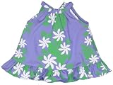 Laukahi Gardenia Girl's/Infant Hawaiian Aloha Jumper (Cabana) in Lavender