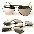 UB Black Frame & Mirrored Lens Aviator 3-Pack of Sunglasses