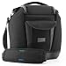 USA Gear Deluxe SLR Zoom Camera Bag for Nikon , Canon EOS , Pentax , Olympus , Fujifilm , Sony Alpha Digital, and Samsung dSLR Cameras and Photography Accessories