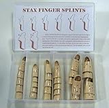 `STAX Finger Splint Set 30-piece Set Designed to support the distal joint of the finger in extensio