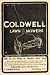 1906 Ad Coldwell Lawn Push Mowers Newburgh New York - Original Print Ad