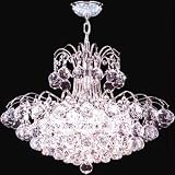 LAMPS BEAUTIFUL Jacqueline Twelve Light Crystal Chandelier by James R. Moder--Excellent customer service--see our feedback.