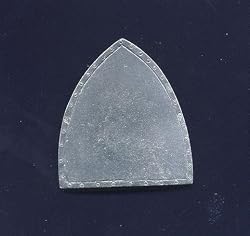 Dollhouse Miniature Shield in Pewter by Warwick Miniatures