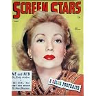 SCREEN STARS magazine August 1944 with Ann Sothern on the cover .... by Fred Sammus
