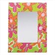 Floral Framed Mirror