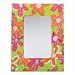 Floral Framed Mirror