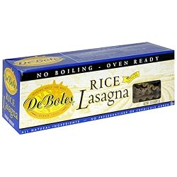 De Boles Pasta Rice Lasagna, 10-Ounce Boxes (Pack of 12)