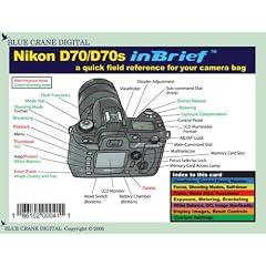 Nikon D70 / D70s in Brief Laminated Reference Card