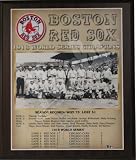 1918 Boston Red Sox Major League Baseball World Series Championship 11x13 Plaque