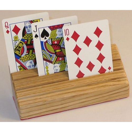 Worldwise Imports Card Claw Wooden Card Holder