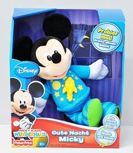 FISHER PRICE X5318 MICKY MAUS WUNDERHAUS GUTE NACHT MICKEY PLÜSCH MUSIK + LICHT