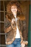 Women's Antique Lamb Shearling Jacket