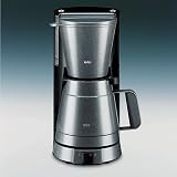 Braun AromaSelect Pearl-Black Thermo KF177 Kaffeemaschine titan/schwarz