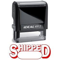 SHIPPED Office Stock Self-Inking Rubber Stamp