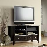 Low Price on Shoal Creek TV Stand with Drawers Jamocha Wood Finish, Best Deals