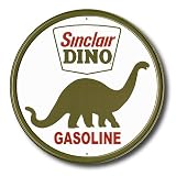 Nostalgic Oil & Gas Tin Sign : Sinclair Dino Gasoline