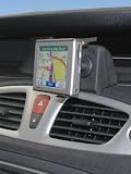 Produkt-Bild: KUDA Navigations Konsole passend f&uuml;r Fahrzeugmodell: Renault Scenic 05/2009 Mobilia-Kunstleder Schwarz
