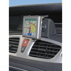 KUDA Navigations Konsole passend f�r Fahrzeugmodell: Renault Scenic 05/2009 Mobilia-Kunstleder Schwarz