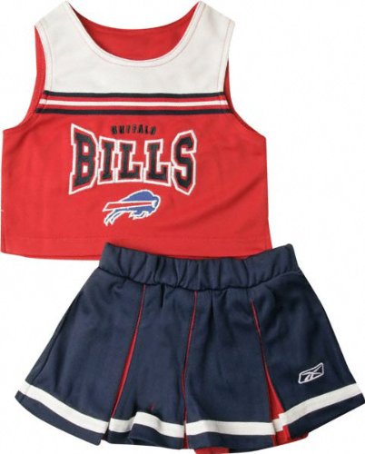 Buffalo Bills Girl's Toddler 2-Pc Cheerleader Jumper