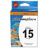 IJR Performance Plus Remanufactured HP15 Black Inkjet Cartridge (C6615DN #15)