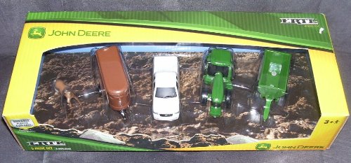 51G0jSZxYAL John Deere ERTL RC2 Brands 5 Piece Set Farm Set