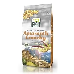 Whole Earth Amaranth Crunchy, 3er Pack (3 x 375 g Beutel) - Bio