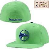 Mitchell & Ness Atlanta Hawks Hardwood Classics Alternate Logo Fitted Hat