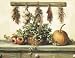 Hanging Dried Herbs Art Giclee Poster PRINT T.C. Chiu 10x8