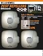 Bell and Howell Ultrasonic Pest Repellers with Extra Outlet - 3 Pack