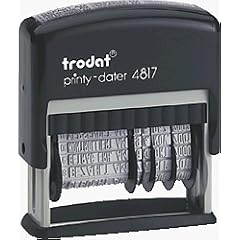 Wortbandstempel Printy 4817 m.Datum 3,8MM