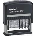 Wortbandstempel Printy 4817 m.Datum 3,8MM