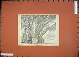 1931 ANTIQUE MAP FRANCE BOURGOGNE MORVAN VOSGES JURA